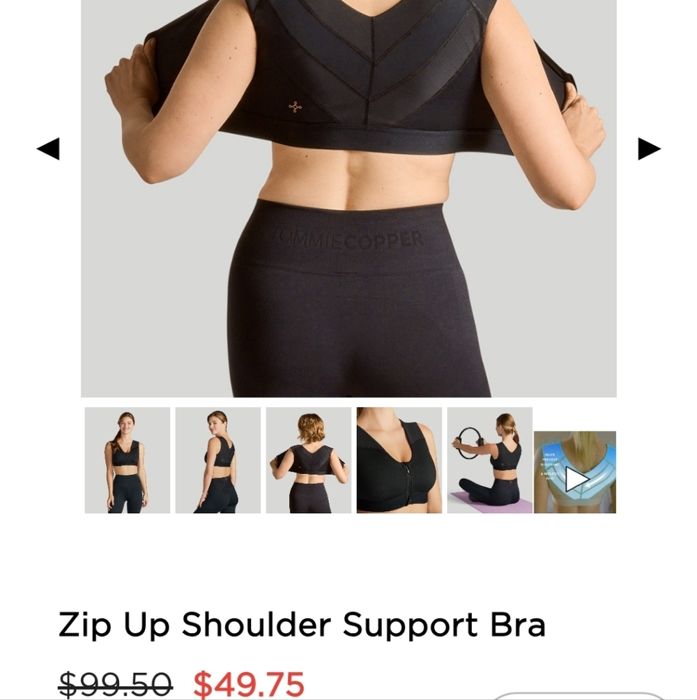 2 Tommie Copper Shoulder Support Bras - Picture 11 of 12